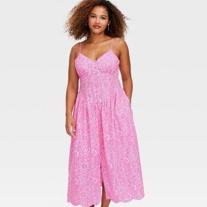 NWT Roller Rabbit x Target pink dress size M